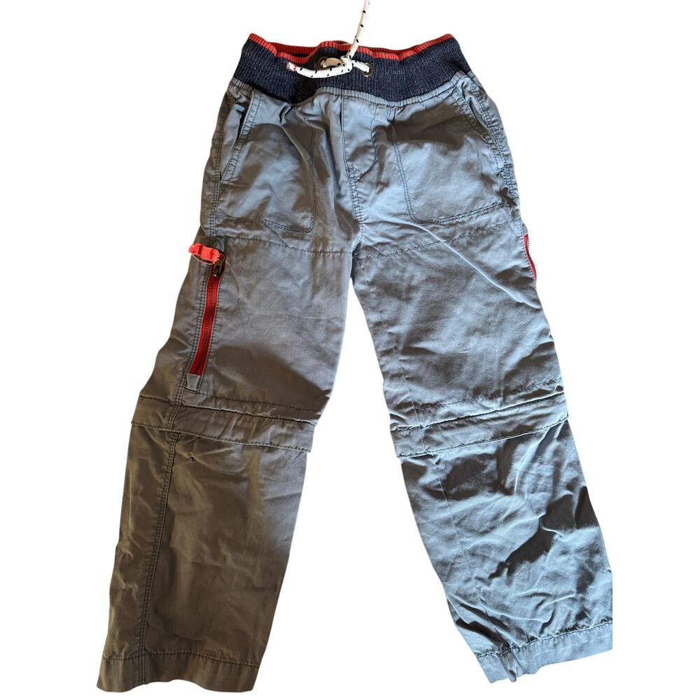 Mini Boden Blue grey zipp off Pants size 4